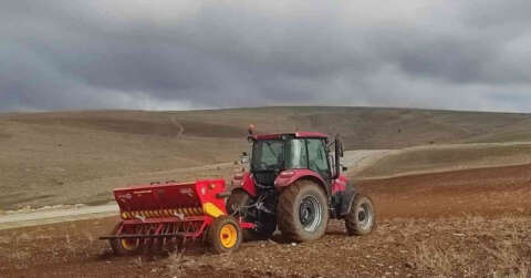 Yozgat’ta buğday ekimi sürüyor