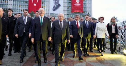 6'lı masadan Saraçhane'de ortak miting