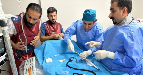 Van’da ilk kez kireçli kalp damarı ‘Rotablator’ ile temizlenerek tedavi edildi