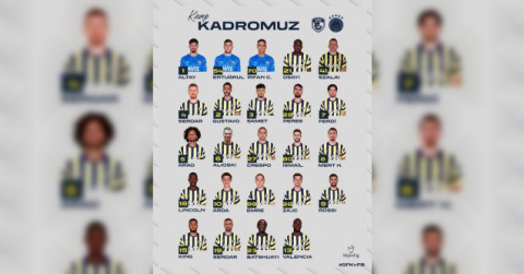 Fenerbahçe’nin Gaziantep FK maçı kamp kadrosu açıklandı