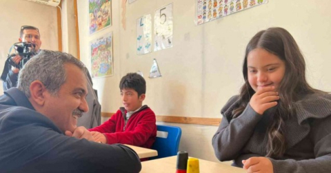 Milli Eğitim Bakanı Özer, KKTC Cumhurbaşkanı Tatar ile görüştü