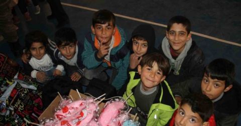 Köydeki çocuklar ilk sömestr tatillini eğlenerek geçirdi