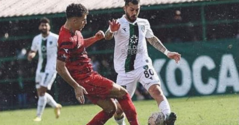 Serik deplasmanından 3 puanla dönen Kocaelispor, zirvedeki yerini korudu