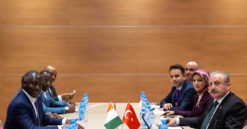 TBMM Başkanı Şentop, Fildişi Sahilli, Ummanlı ve Burkina Fasolu mevkidaşları ile görüştü