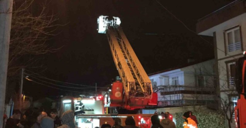 Terastan yükselen dumanlar korkuttu