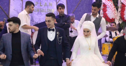 Terörün pençesinden kurtardığı oğluna düğün yaptı