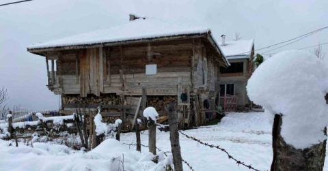 Bartın’ın yüksek kesimlerinde kar etkili oldu