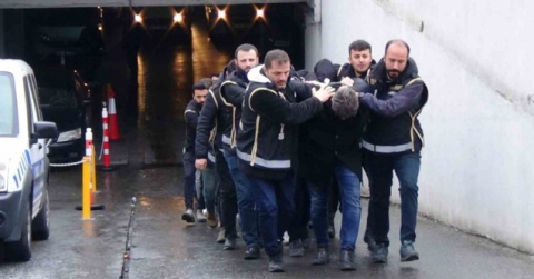 Çete üyeleri adliyeye gönderildi