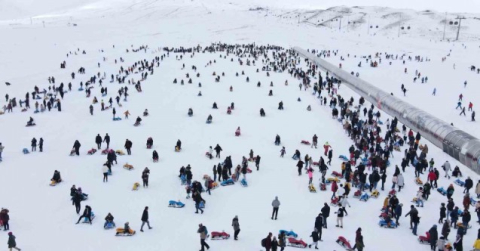 Erciyes’e sömestirde turist akını