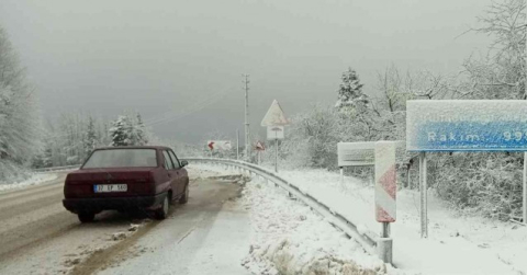 Kastamonu’da kar yağışı etkili oluyor