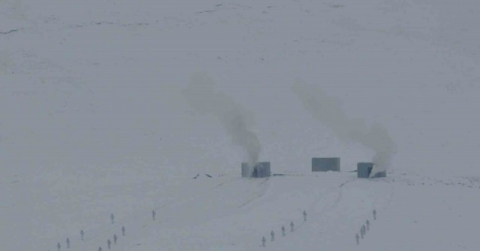 Kış tatbikatında özel kuvvetlerden nefes kesen operasyon