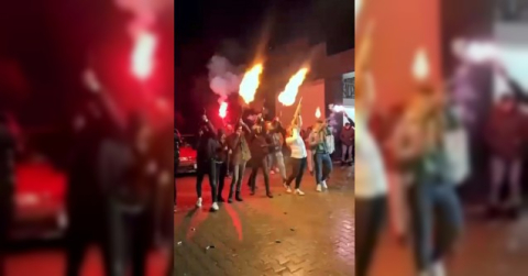 Silahlı çatışma değil, asker eğlencesi