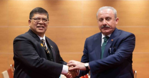 TBMM Başkanı Şentop, Malezya Temsilciler Meclisi Başkanı Abdul ile görüştü