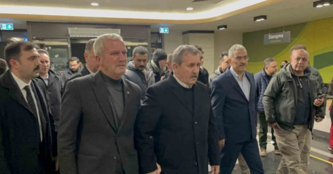 BBP Genel Başkanı Mustafa Destici taziyeleri kabul etti