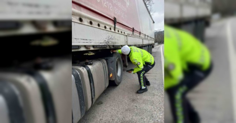 Denetime takılan 12 sürücüye 23 bin 666 lira ceza