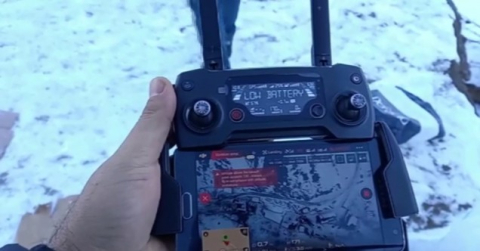 Drone kazaları kamerada