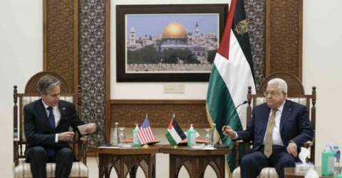 Filistin Devlet Başkanı Abbas ile ABD Dışişleri Bakanı Blinken bir araya geldi