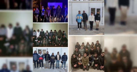 Kırklareli’nde 123 kaçak göçmen yakalandı