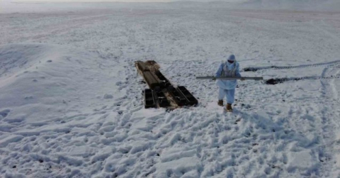 Kış tatbikatında nefes kesen anlar