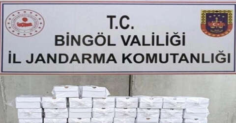 Bingöl’de 73 kilogram kaçak tütün ele geçirildi