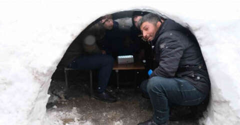 Bitlis’te yapılan "iglo" ev büyük ilgi gördü