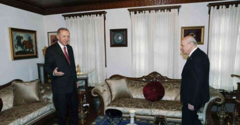 Cumhurbaşkanı Erdoğan MHP Genel Başkanı Bahçeli’yi evinde ziyaret ediyor