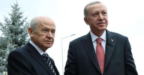 Cumhurbaşkanı Erdoğan, MHP Genel Başkanı Devlet Bahçeli’yi ziyaret etti