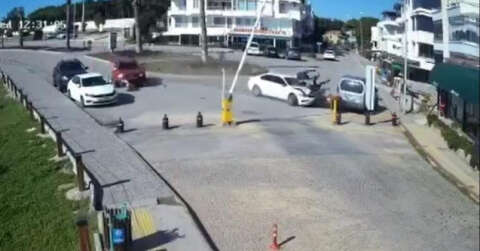 Didim’deki silahlı saldırı sonrası meydana gelen kazanın görüntüleri ortaya çıktı