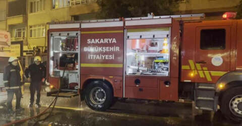 Evde çıkan yangın paniğe sebep oldu