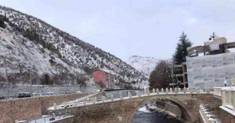 Gümüşhane kent merkezine yılın ilk karı Şubat’ta düştü