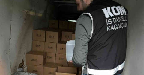 İstanbul’da sahte içki operasyonunda 5 şüpheli gözaltına alındı