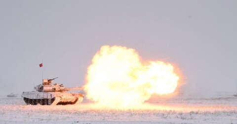 Kars’ta gerçekleştirilen “Kış Tatbikat-2023”ün Seçkin Gözlemci Günü başladı