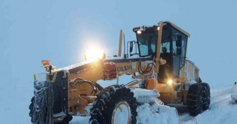 Sivas’ta kar nedeniyle 268 köy yolu ulaşıma kapandı