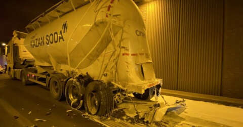 Takip mesafesini korumamanın sonu kötü bitti: 4 araç zincirleme kazaya karıştı