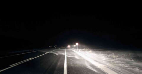 Ulaşıma kar ve tipi engeli