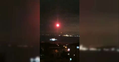 Marmara Denizi semalarındaki gizemli cisim paraşütlü işaret fişeği çıktı