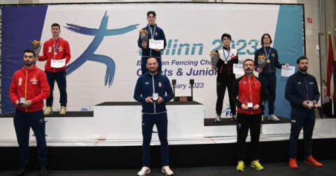 Eskrimci Enes Talha Kalender Avrupa üçüncüsü