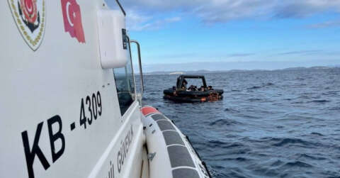 İzmir açıklarında 21 düzensiz göçmen kurtarıldı