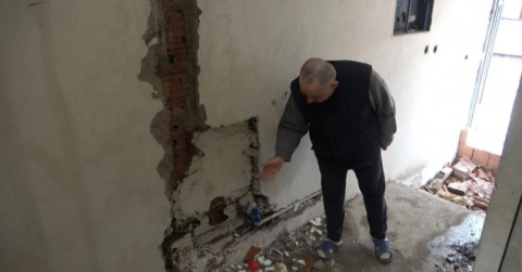 Bursa'da depremzede aileye yuva olacaktı, hırsızlar bir gecede kullanılamaz hale getirdi