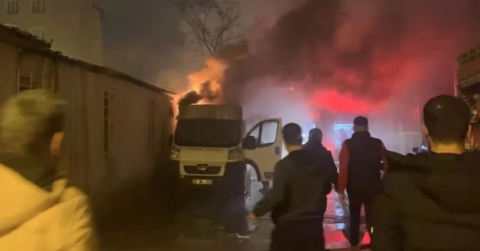 Bursa’da hurdalıkta yangın paniği!