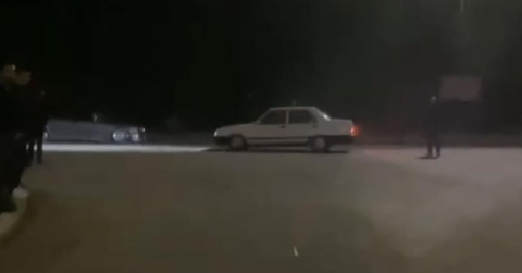 Bursa'da drift atan sürücüye ceza!