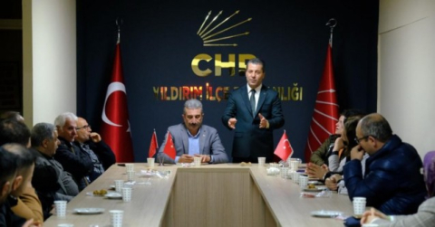 CHP Bursa Milletvekili Aday adayı Şehitoğlu Yıldırım'da partililerle bir araya geldi