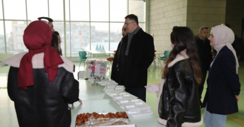 BTÜ Rektörü Prof. Dr. Naci Çağlar iftarda öğrencilerle buluştu