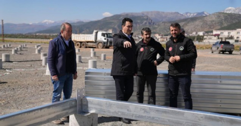 Başkan Dündar'dan deprem bölgesindeki çalışmalara yerinde inceleme