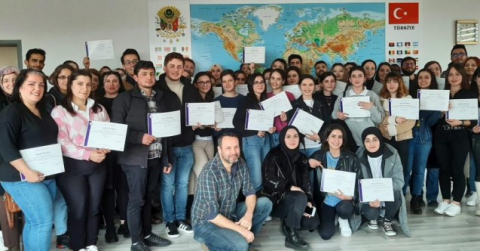 Samsun'da 3 bin 500 uluslararası öğrenci Türkçe öğrendi