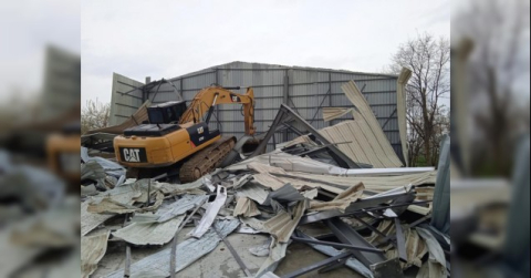 Nilüfer’de kaçak fabrikalar yıkıldı