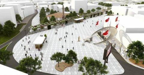 Kestel'de afet durumunda binlerce kişiye sığınak olacak meydan