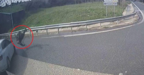 Bursa'da 'dur' ihtarına uymadı, polise çarptı