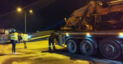 Bursa'da facia teğet geçti