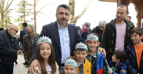 Yıldırım'da tekne orucu tutan çocuklara erken iftar